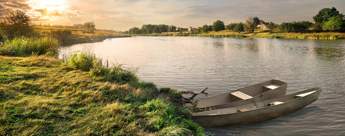 river in the countryside